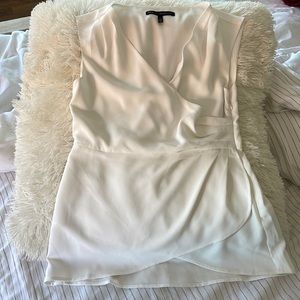 White House Black Market White Blouse